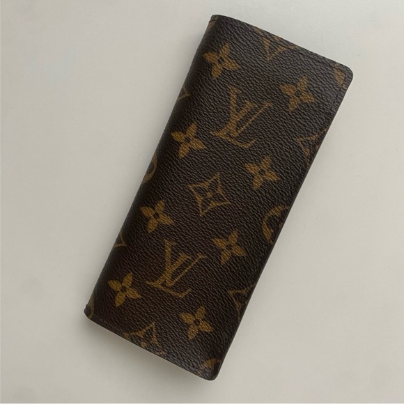 Authentic Louis Vuitton Monogram Etui Lunettes Simple Glasses Case - Picture 3 of 10